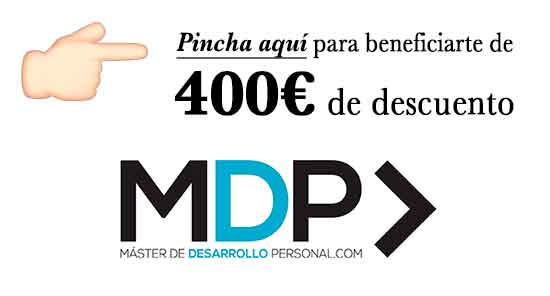 Pincha aqui para beneficiarte de 400E de descuento http://bit.ly/MasterDesarrolloPersonal