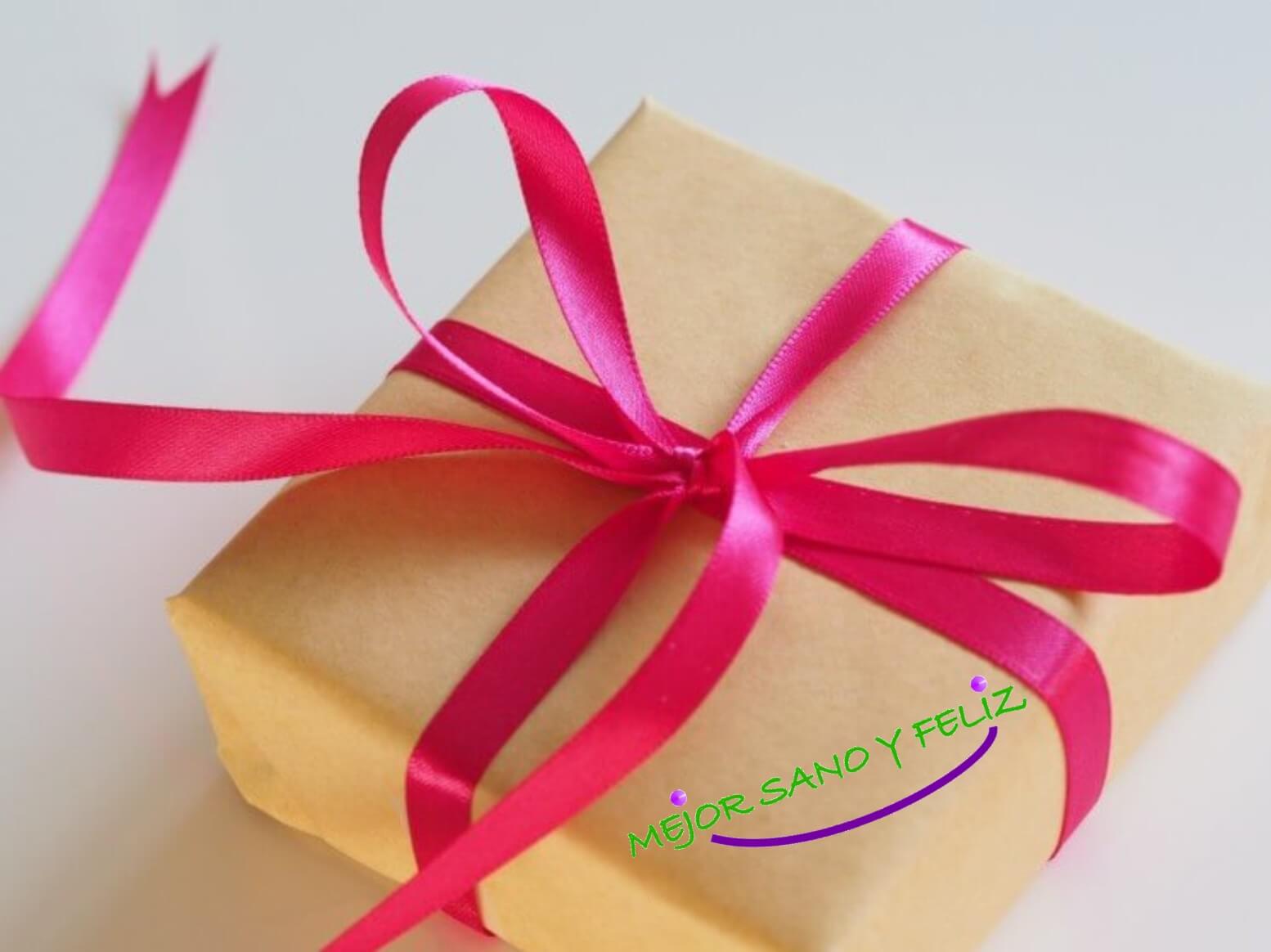 Mejor sano y feliz, regalo