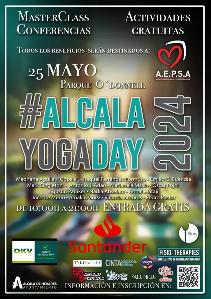 Poster Alcala Yoga day