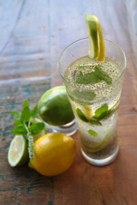 Limonada de chia